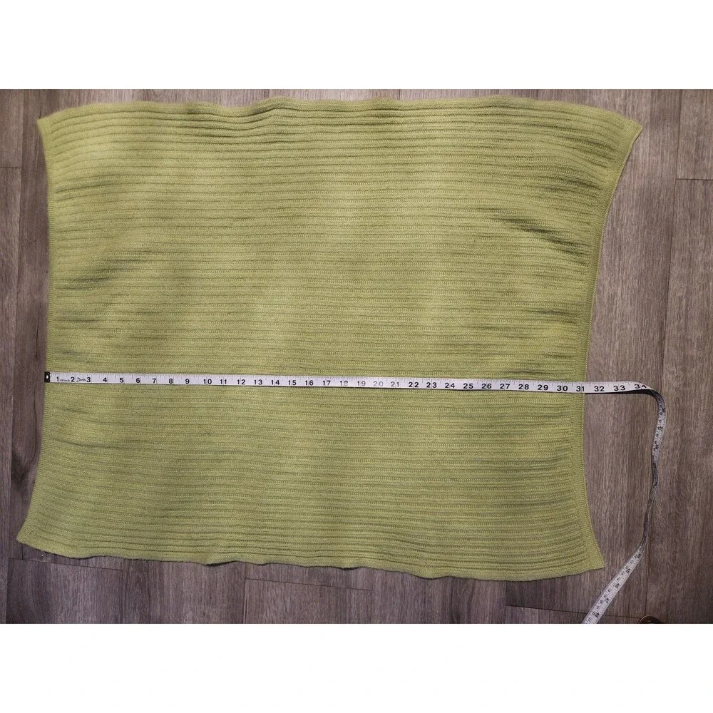 Cashmere 100% by Beauty Blanket Olive Green Made In China
